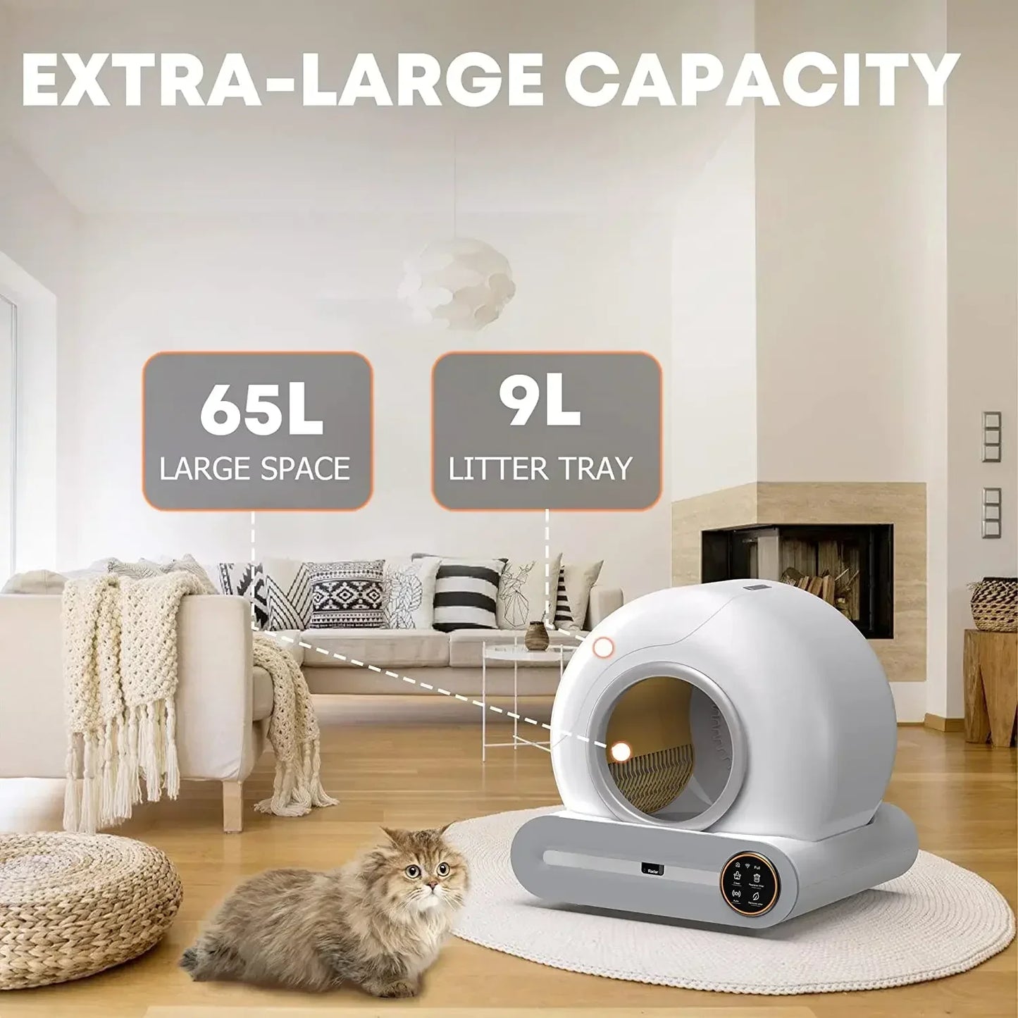 LitterEase Intelligent - Auto-Clean Cat Toilet