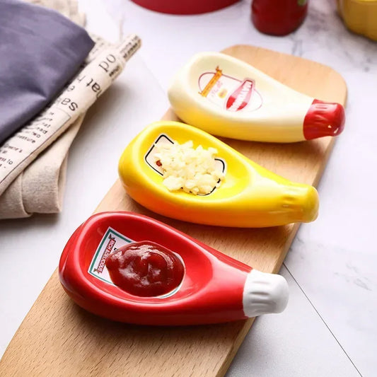 SaucyShapes – Creative Ceramic Dipping Plates