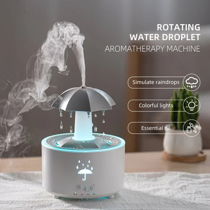 AromaSpin Mist - Rotating Umbrella-shaped Aroma Diffuser and Humidifier