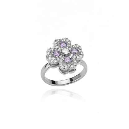 Heart & Clover Calm Ring