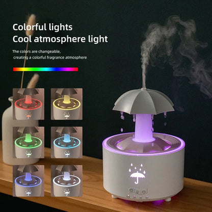 AromaSpin Mist - Rotating Umbrella-shaped Aroma Diffuser and Humidifier