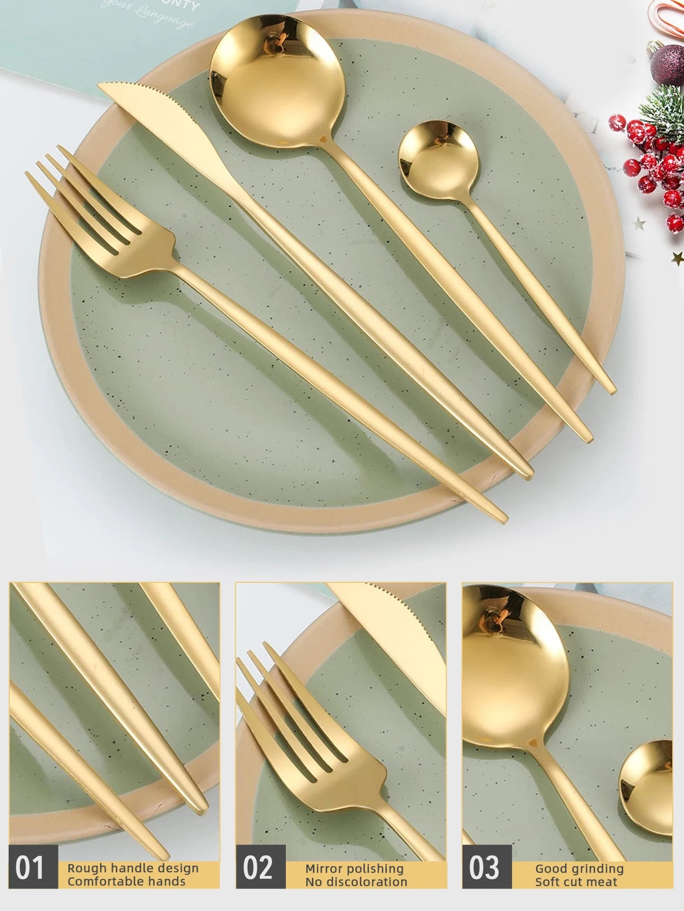 Elegance24 - Complete 24-Piece Cutlery Set
