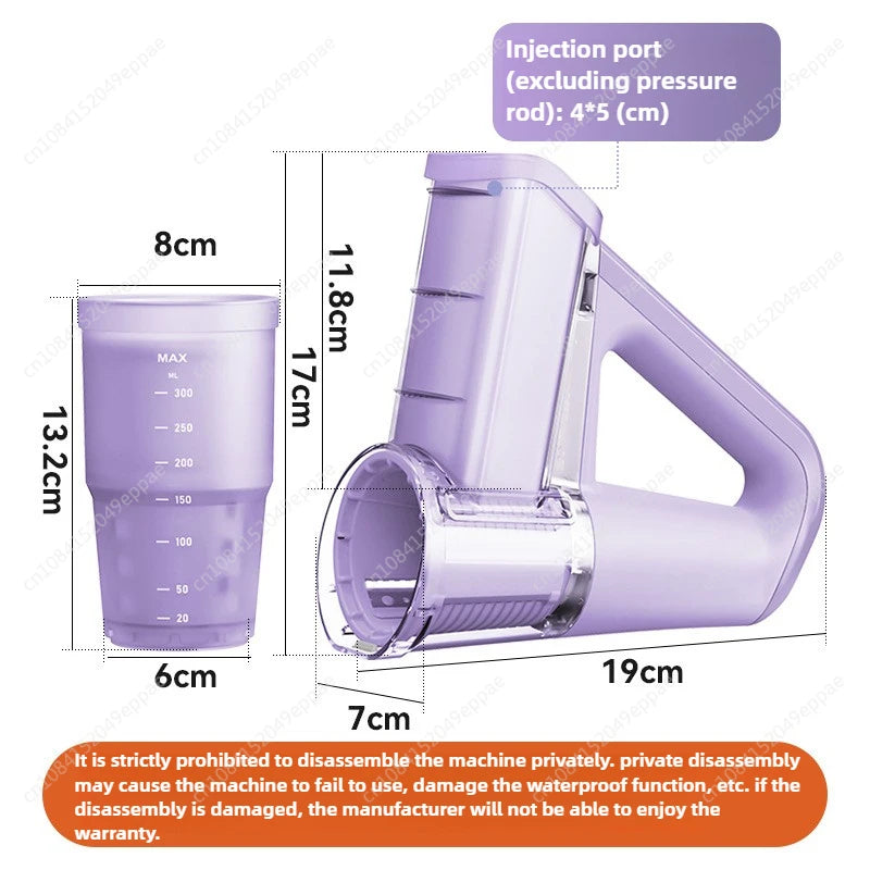 Electric Handheld Vegetable Cutter – Multifunctional Shredder & Slicer