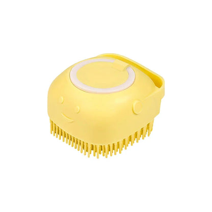 Furbrush - Soft Silicone Massage Brush with Integrated Shampoo Dispenser