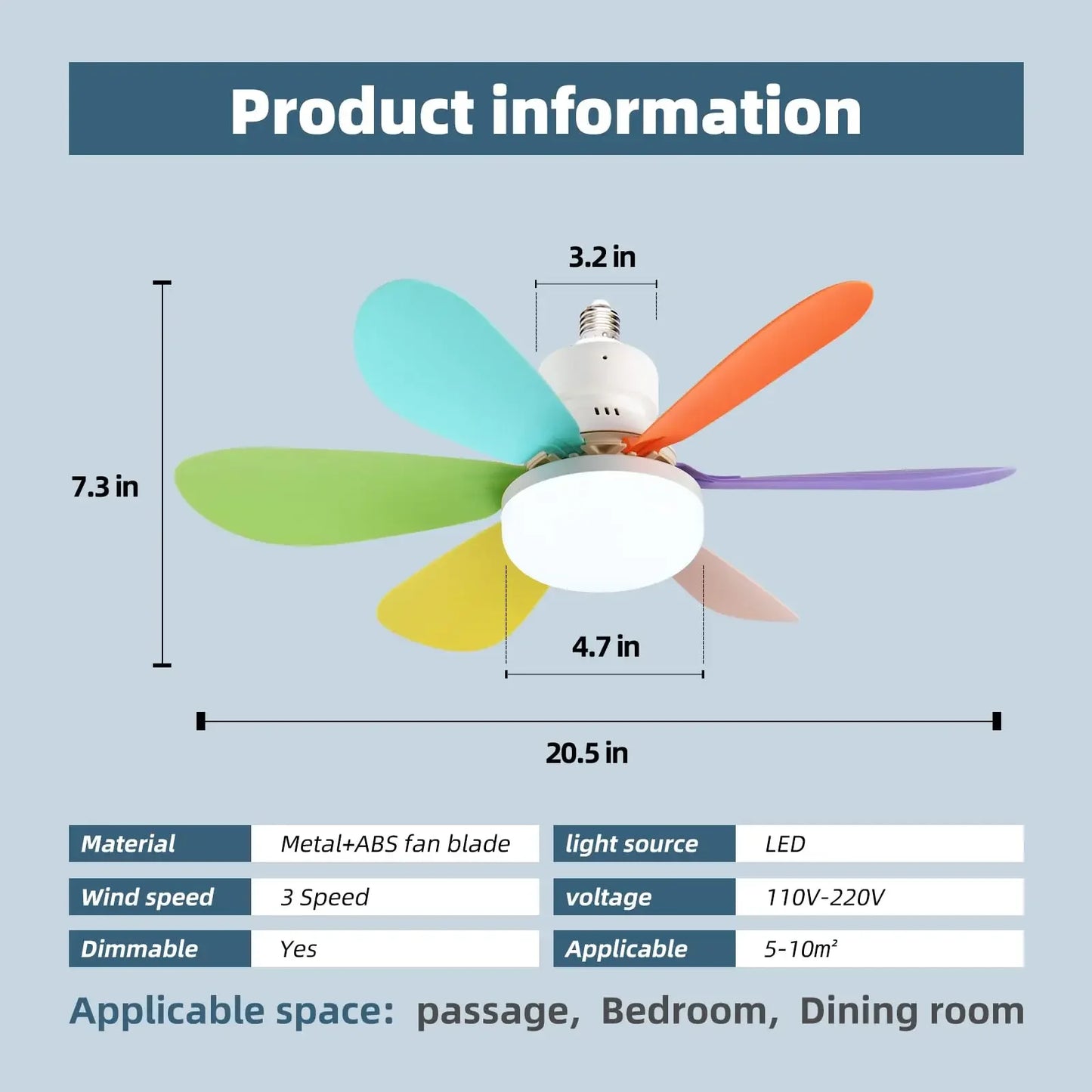 LumiFan with remote control