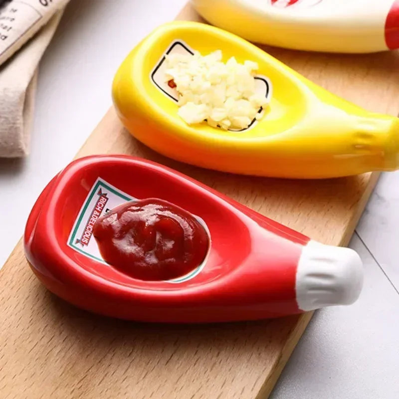 SaucyShapes – Creative Ceramic Dipping Plates