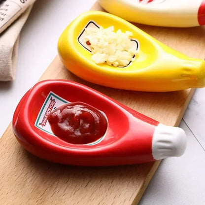 SaucyShapes – Creative Ceramic Dipping Plates